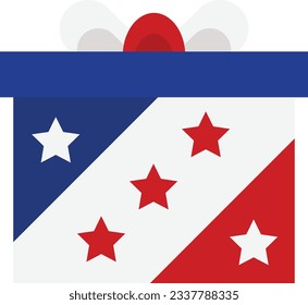 14 de julio Concepto de Regalos, Día de la Libertad presenta Diseño de Icono Vector, Símbolo del Día de la Bastilla, Signo del Día Nacional de Francia, ilustración de la Revolución Francesa