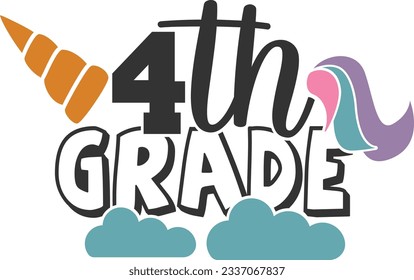 Fourth Grade Unicorn - 4th Grade Design