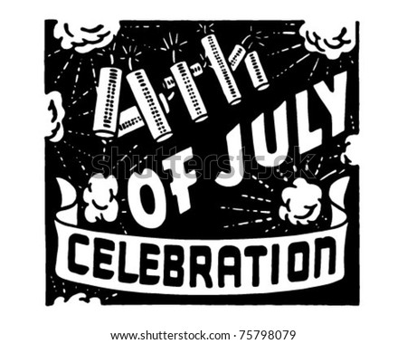 Fourth Of July 2 - Retro Ad Art Banner