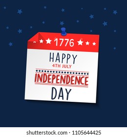 Fourth of July. 4th of July holiday banner. USA Independence Day banner for sale, discount, advertisement background.