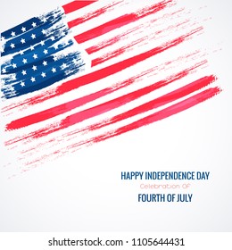 Fourth of July. 4th of July holiday banner. USA Independence Day banner for sale, discount, advertisement background.