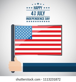 Fourth of July. 4th of July holiday banner. USA Independence Day banner for sale, discount, advertisement, web etc