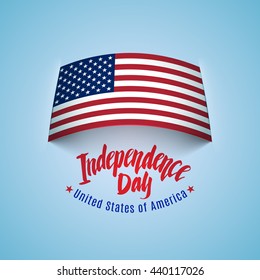 The fourth of July, American Independence Day background vector
