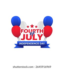 Fourth of july backgroound vector design