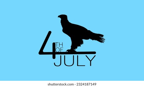 Fourth of July background, high quality vector