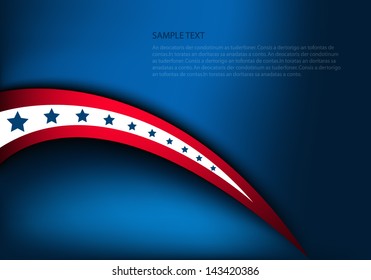 fourth of july background vector independent day of america united state for freedom board for text and message design