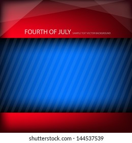 fourth of july background vector independent day of america united state for freedom board for text and message design