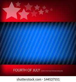 fourth of july background vector independent day of america united state for freedom board for text and message design