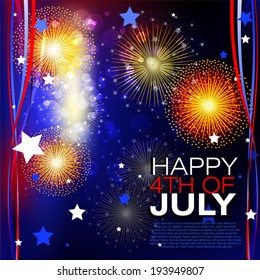 Fourth of July celebration Background