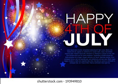 Fourth of July celebration Background