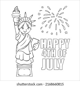 Fourth of July Coloring Pages for kids