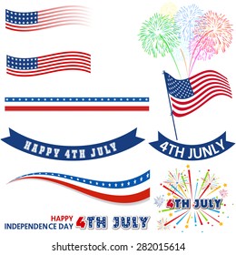 Fourth of July Design Elements
