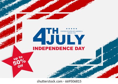 fourth of july, happy independence day sale