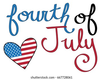 Fourth of July Heart