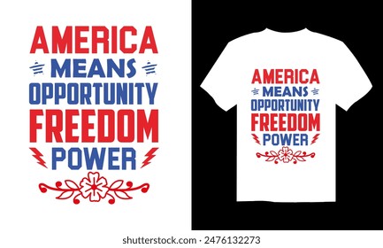 Fourth of July Independence Day America T shirt Design Vector Illustration. Happy Independence day USA 4 th July in United States of America. Vector illustration. EPS 10