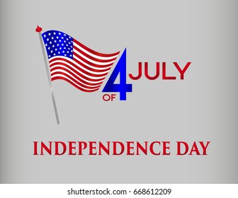 Fourth of July; independence day of the America (USA)
