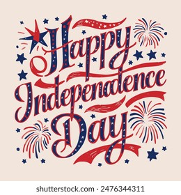 Fourth of july Independence day celebration template
