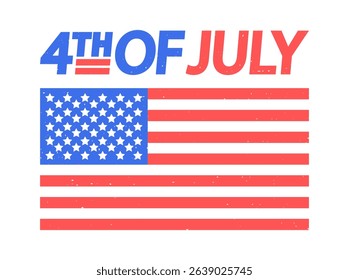 Fourth july independence day emblem