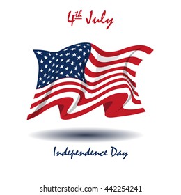 Fourth July, Independence day. National public hollyday. United States of America. USA