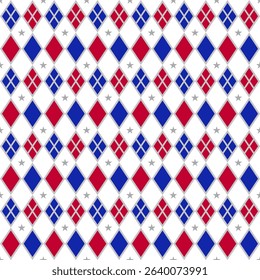 Fourth of July, Independence day, seamless Pattern