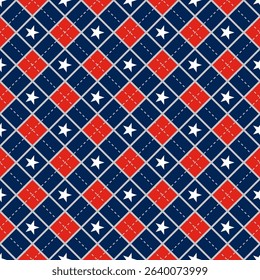 Fourth of July, Independence day, seamless Pattern