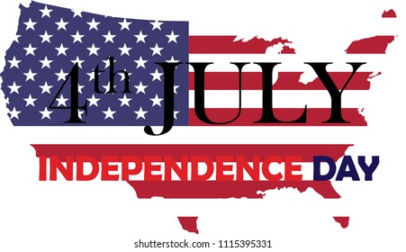 Fourth of July. Independence day of the United States