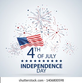 Fourth of July Independence day of usa design