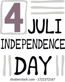 Fourth of july independence day of the usa. Holiday
