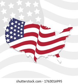 fourth of july independence day of the USA, pint design