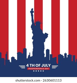 Fourth of July Independence day USA Design Vector illustration