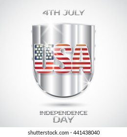 Fourth of July independence day. USA. Vector illustration.