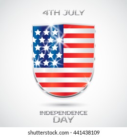 Fourth of July independence day. USA. Vector illustration.