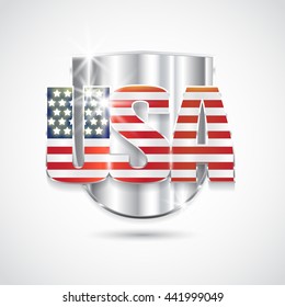 Fourth of July independence day. USA. Vector illustration.