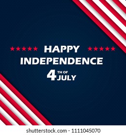 Fourth of July Independence Day. Vector illustration EPS10