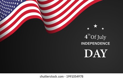 Fourth of July Independence Day. Vector illustration