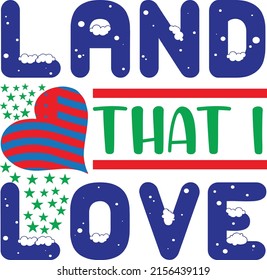 Fourth of July Independence Day Vector illustration, 4th of July greeting in United States national flag colors and hand lettering text Happy Independence Day.