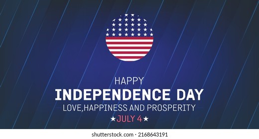 Fourth of July Independence Day. Vector illustration