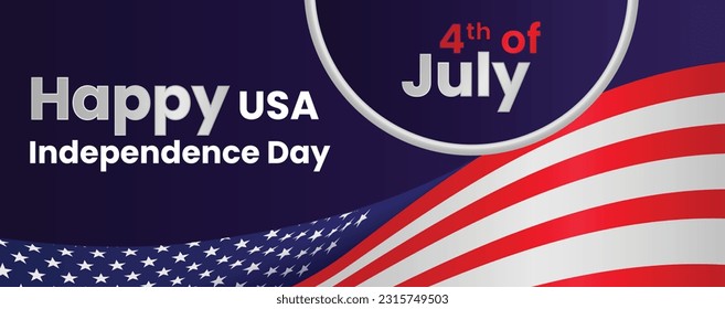 Fourth of July Independence Day. Vector illustration for USA illustration Design