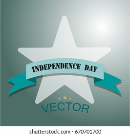 Fourth of July. Independence day. Vector sign