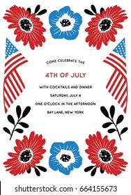 Fourth of July Party Invitation