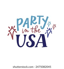 Fourth of July party in the USA