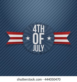 Fourth of July realistic Tag