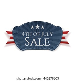 Fourth of July Sale Banner