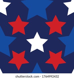 Fourth of July Seamless Vector Pattern Collection