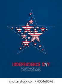 Fourth of July. Star