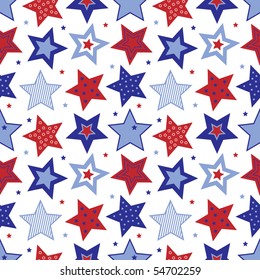 Fourth of July Stars Vector