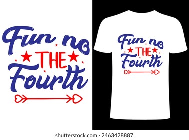 Diseño de camisetas del 4 de julio. feliz 4 de julio. Diseño tipográfico personalizado , Ilustración para estampados en camisetas, toda la Plantilla de colección de tachuelas americanas, feliz día de la independencia Camiseta, diversión en el 4to