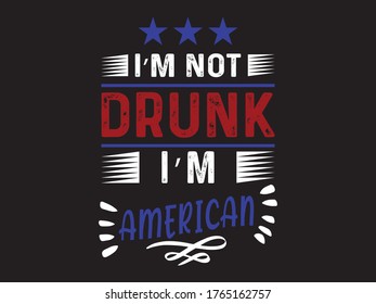 Fourth July T-shirt Design Template