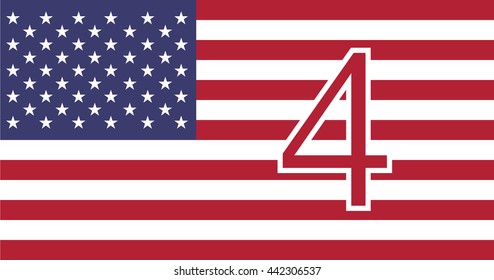 Fourth of July united state flag america independence day