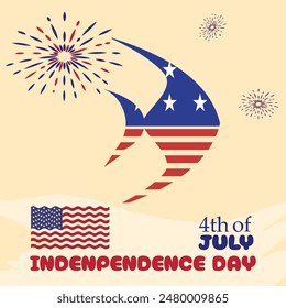 Cuatro de julio Día de la Independencia de Estados Unidos 